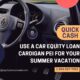Car Equity Loan Cardigan PEI